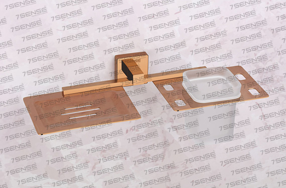 Tumbler Holder With Soap Dish