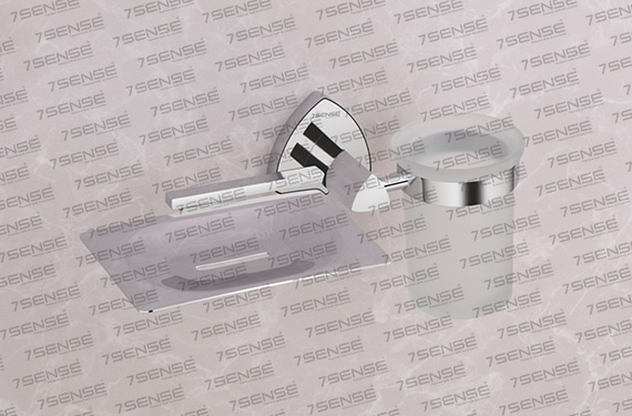 Tumbler Holder With Soap Dish
