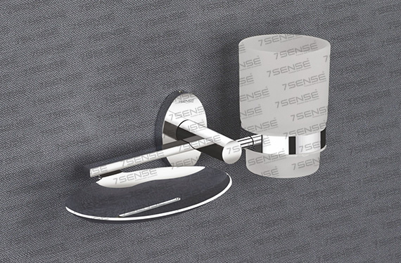 Tumbler Holder With Soap Dish